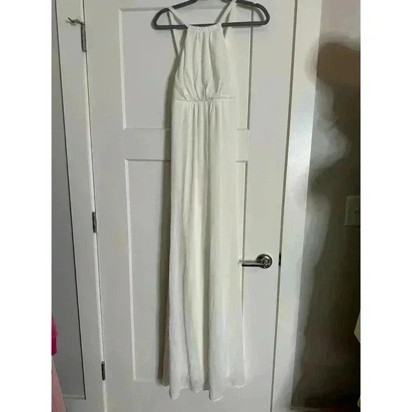 SHOW ME YOUR MUMU Amanda Maxi Dress ~ Wedding Cake Chiffon - XS - NWT - Picture 4 of 7